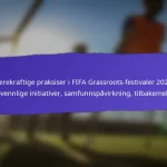 Mangfold i FIFA Grassroots Festivaler 2025: Representasjon, Inkludering, Rekrutteringstiltak