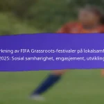 Tilgjengelighet for funksjonshemmede deltakere på FIFA Grassroots-festivaler 2025: Bestemmelser, tilbakemeldinger, forbedringer