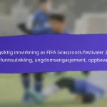 Mangfold i FIFA Grassroots Festivaler 2025: Representasjon, Inkludering, Rekrutteringstiltak