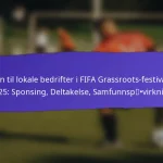 Familieengasjement i FIFA Grassroots-festivaler 2025: Aktiviteter, Tilbakemelding, Deltakelse