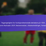 Innvirkning av FIFA Grassroots-festivaler på lokalsamfunn i 2025: Sosial samhørighet, engasjement, utvikling